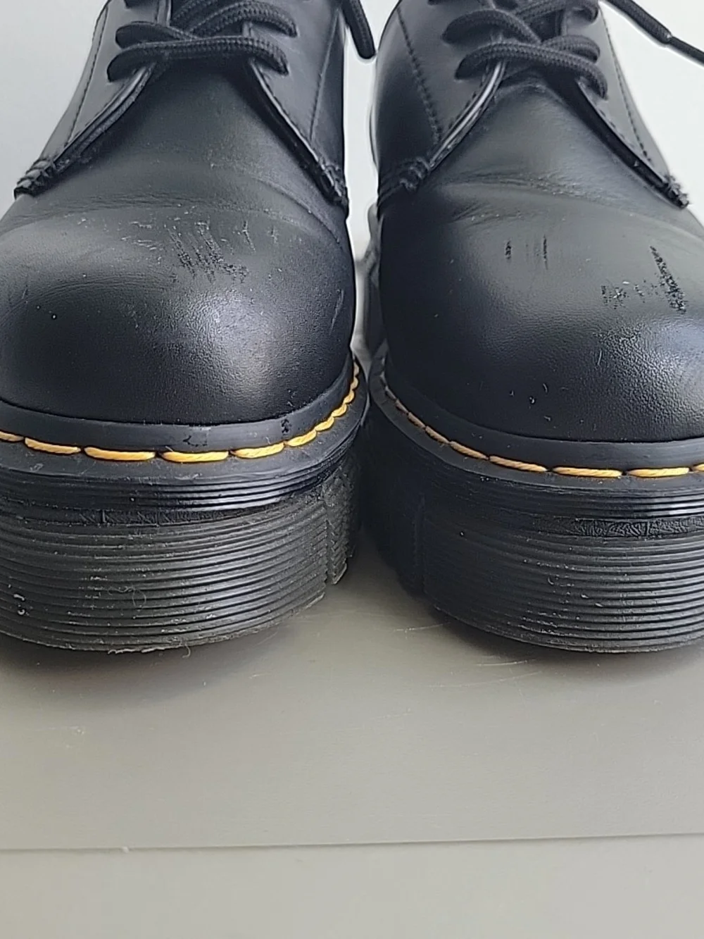 Dr. Martens‎ Women's Size 7 Audrick 3 Eye Shoe Black Platform Chunky Doc